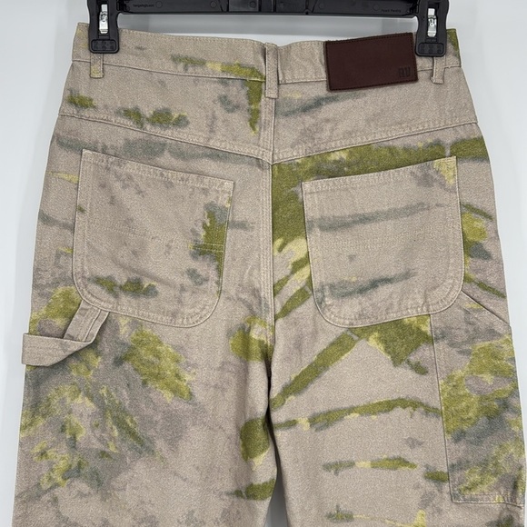 Reclaimed Vintage unisex baggy jeans in green acid wash Size 30 - Picture 10 of 13